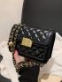 Mini Quilted Flap Chain Square Bag