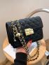 Mini Quilted Flap Chain Square Bag