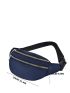 Mini Double Zipper Fanny Pack