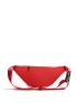 Neon Red Quilted Pattern Fanny Pack