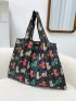 Cartoon Graphic Shopper Bag