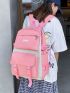 4pcs School Bag For Girls Multifunctional Student Book Bag Large Capacity Teen Girl Schoolbag Casual Women Backpack