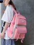 4pcs School Bag For Girls Multifunctional Student Book Bag Large Capacity Teen Girl Schoolbag Casual Women Backpack