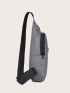 Male Women Nylon Waist Pack Sling Bag Crossbody Outdoor Sport Shoulder Chest Daily Picnic Canvas Messenger Pack