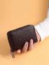 Business Card Holder Wallet Women Men Gray Bank ID Credit Card Holder 20 Bits Card Wallet PU Protects Case Coin Purse