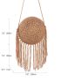 Mini Fringe Decor Straw Bag