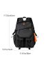 Men Release Buckle Decor Casual Daypack