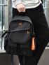 Men Release Buckle Decor Casual Daypack