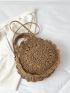 Minimalist Straw Bag