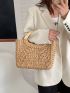 Minimalist Straw Bag