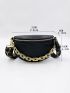 Thick Chain Women's Waist Bag Plaid Fanny Pack Fashion Crossbody Chest Bags Female Belt Bag Handbags and Purses