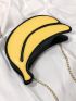 Mini Banana Design Chain Novelty Bag