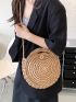 Minimalist Straw Bag