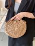 Minimalist Straw Bag