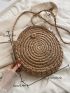 Minimalist Straw Bag