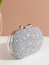 Mini Rhinestone Decor Box Bag