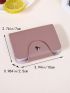 26 Bits Credit Card Holder Business Bank Card Pocket PVC Large Capacity Card Cash Storage Clip