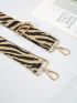 Zebra Pattern Bag Strap Women Handbag Belt Wide Shoulder Bag Strap Replacement Strap Accessory