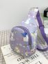 Adorable Mini Crossbody Bag For Kids Unicorn Print