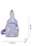 Adorable Mini Crossbody Bag For Kids Unicorn Print