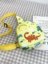 Adorable Mini Crossbody Bag For Kids Dinosaur Print