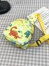 Adorable Mini Crossbody Bag For Kids Dinosaur Print