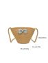 Mini Bow Decor Straw Bag