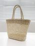 Minimalist Straw Bag