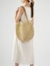 Minimalist Straw Bag