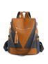 Tassel Decor Functional Backpack