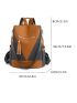 Tassel Decor Functional Backpack