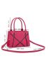 New Contrast Color Fashion Women's Handbag Oblique Shoulder Bag