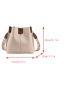 Litchi Embossed Bucket Bag