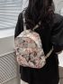 3pcs Butterfly Graphic Backpack Set