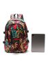 College Wind Water Resistant Student School Camping Bag Leaf Printing Lightweight Travel Trend Backpack