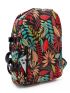 College Wind Water Resistant Student School Camping Bag Leaf Printing Lightweight Travel Trend Backpack