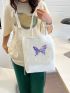 Butterfly Graphic Shopper Bag