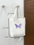 Butterfly Graphic Shopper Bag