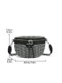 Studded Decor Waist Bag