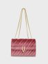 Quilted Flap Chain Shoulder Bag