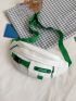 Letter Patch Decor Fanny Pack