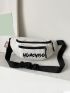 Letter Graphic Fanny Pack