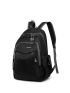 Letter Patch Pocket Front Backpack