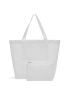 Minimalist Mesh Shopper Bag With Inner Pouch