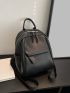 Litchi Embossed Classic Backpack