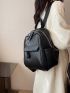 Litchi Embossed Classic Backpack