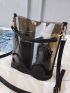 Clear Bucket Bag With Inner Pouch