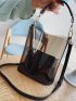 Clear Bucket Bag With Inner Pouch