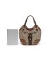 Camel Handwoven Tourism Multi Compartment Lightweight Durable One Shoulder Handheld Hook Knitted Bag