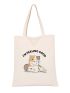 Cartoon Graphic Shopper Bag